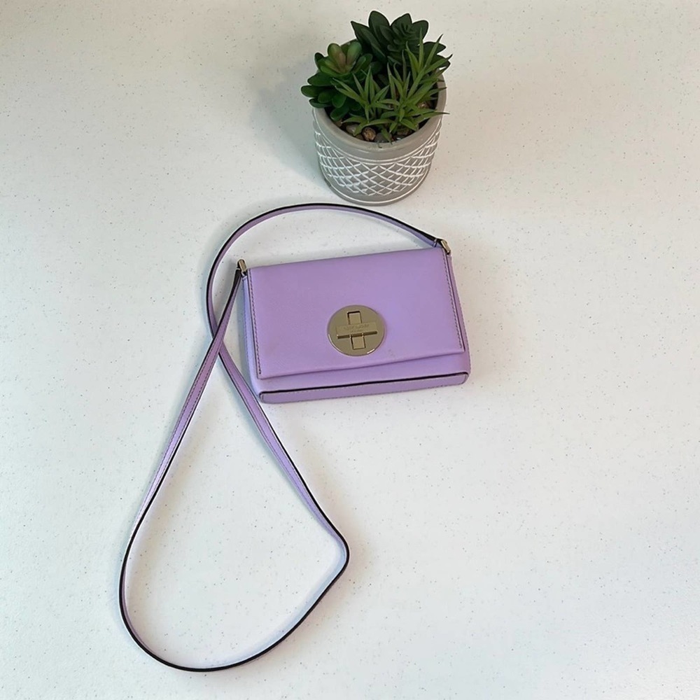 Kate spade lilac colored Crossbody bag
